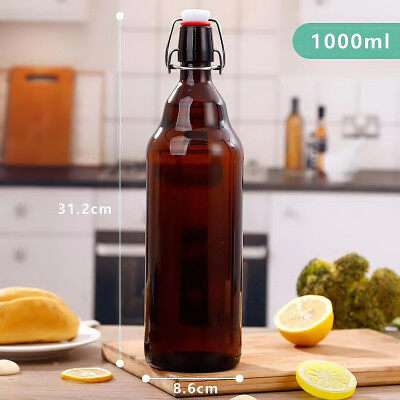 1000ML卡扣玻璃瓶生产厂家