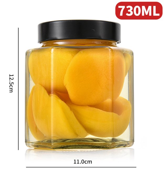 730ml六棱酱菜瓶